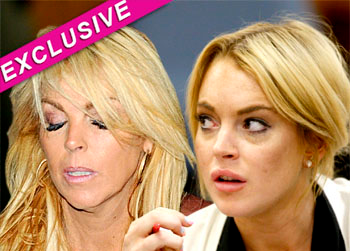 //lindsay dina lohan fight