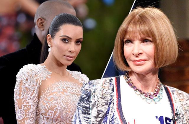 Anna Wintour SLAMS Kim Kardashian & Kanye West Ahead Of 2016 Met Gala