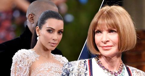 //Kim Kardashian Kanye West Met Gala Ana Wintour pp