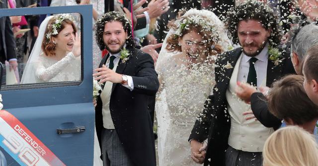 Kit Harington And Rose Leslie Marry In Scotland