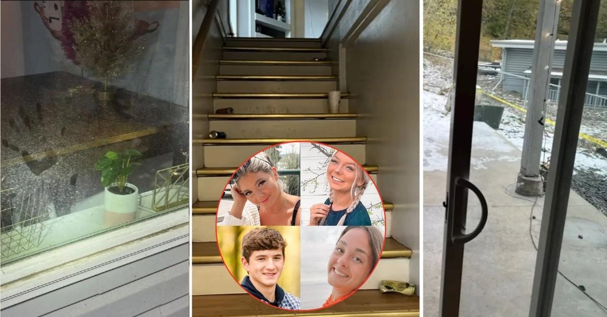 Split photo of University of Idaho murders