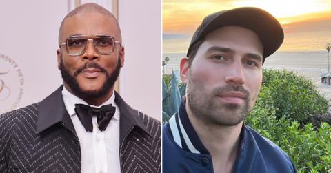 Split photo of Tyler Perry, Derek Dixon