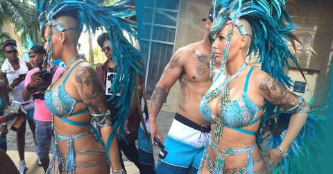 Amber Rose Trinidad Carnival