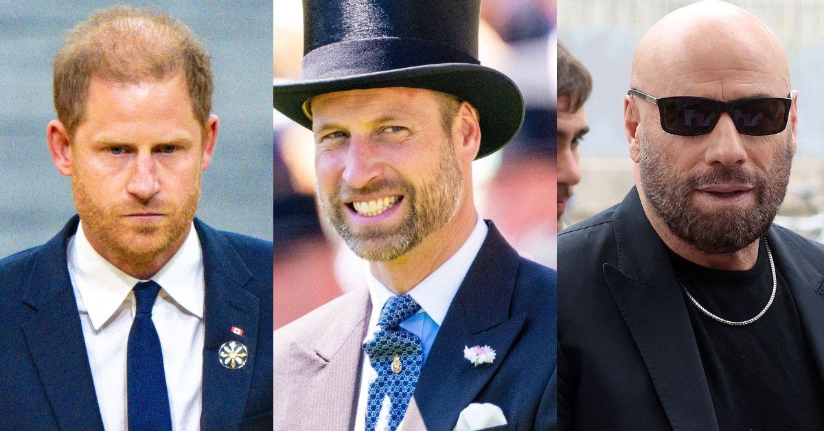 Prince Harry blames Prince William for the fallout with John Travolta that ended their friendship.