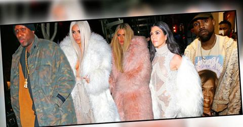 //kim kardashian kanye west lamar odom shirt fashion show pp