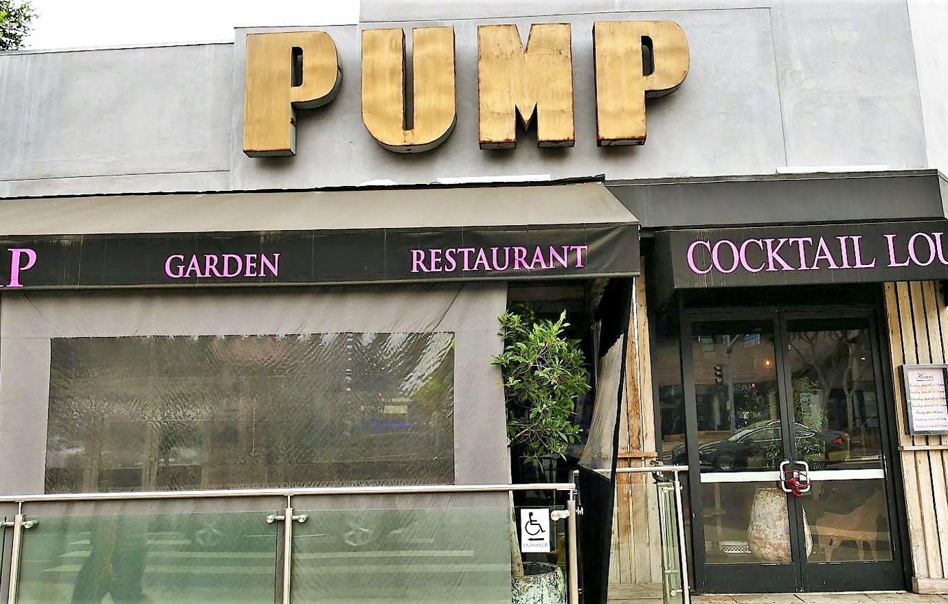 pump restaurant closed