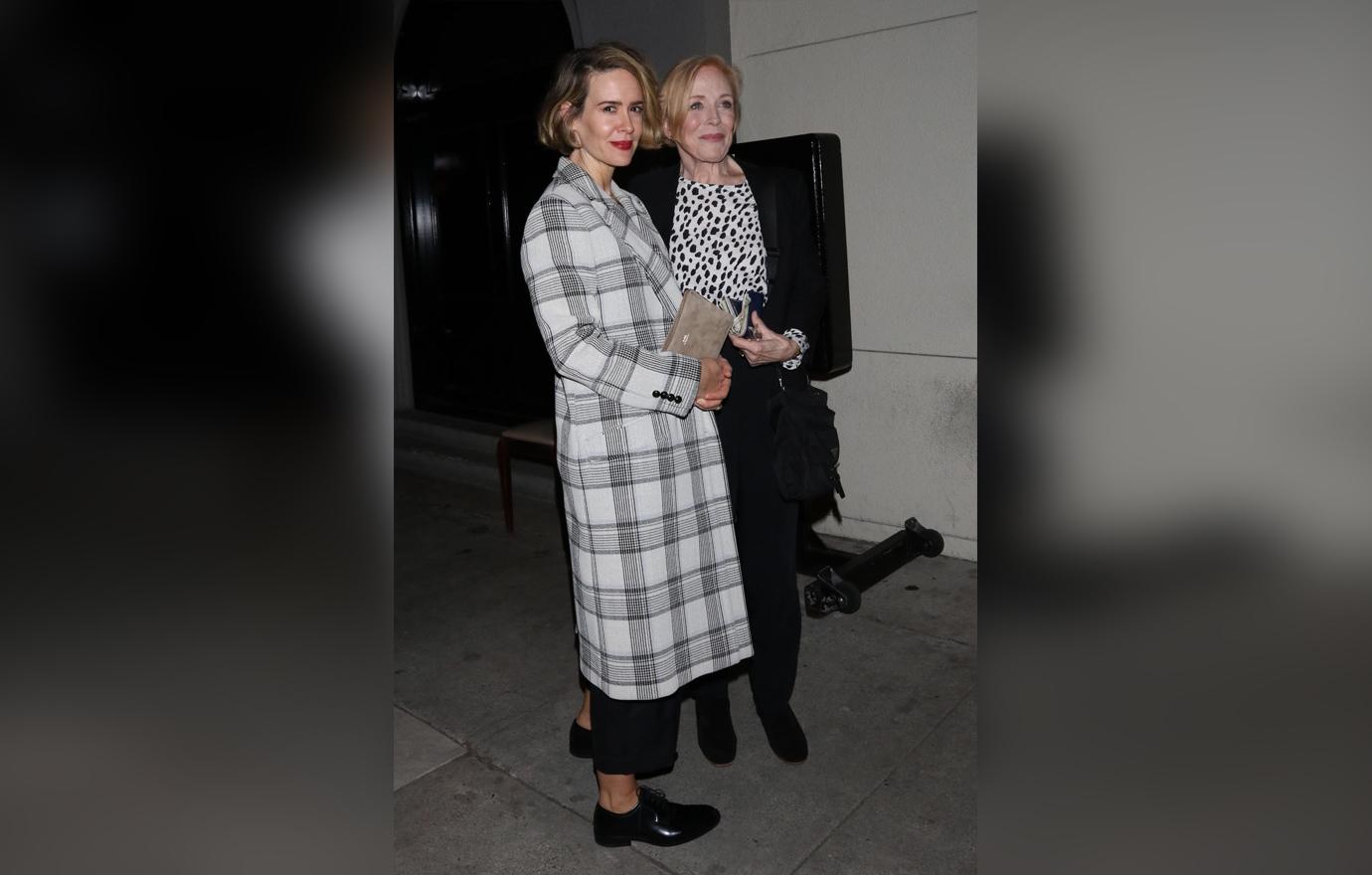 //sarah paulson and holland taylor enjoy date night