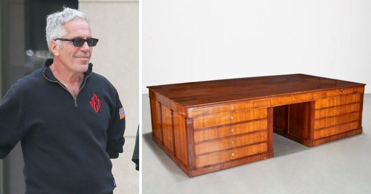 Jeffrey Epstein’s Belongings For Sale! Sick Pedo's Antique Viennese Desk From His NYC House Of Horrors Put Up For Auction