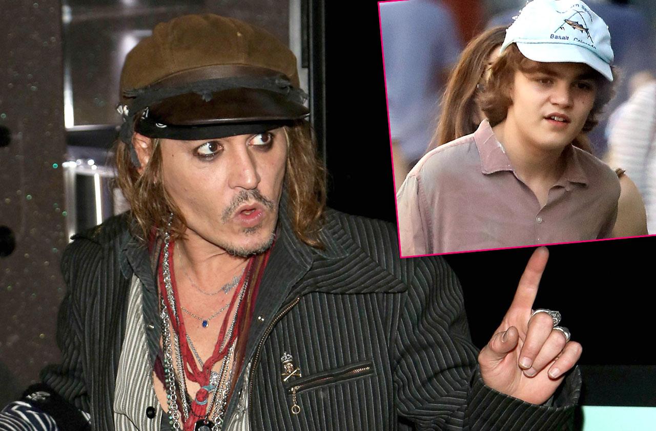 //johnny depp son sick paris  pp