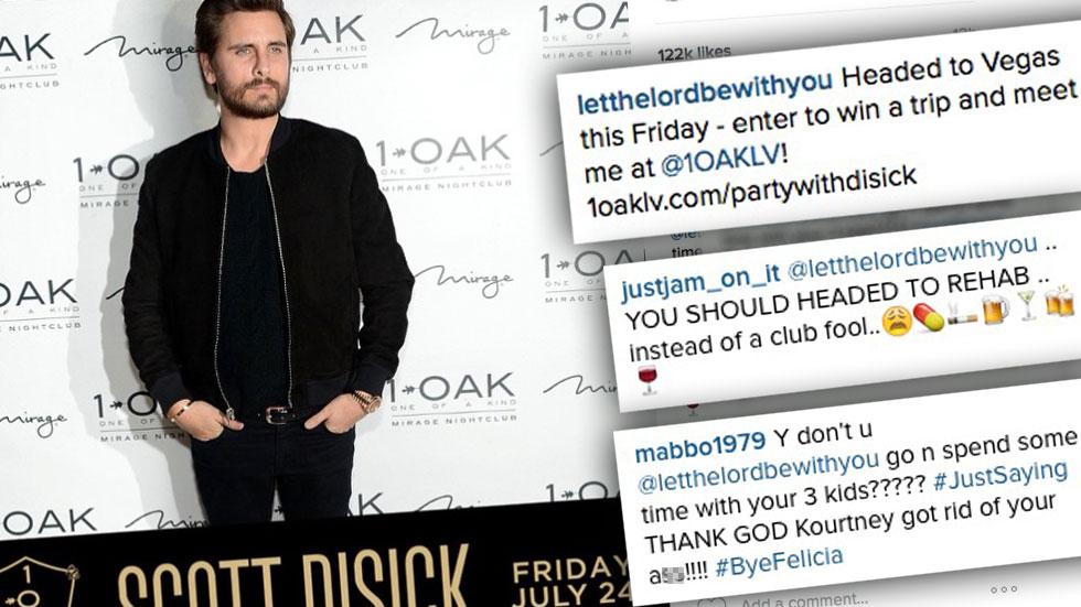 Scott Disick Kourtney Kardashian Break Up Vegas Party Host