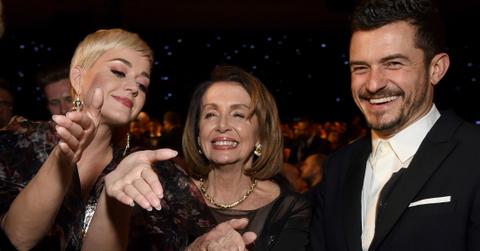 Katy Perry, Nancy Pelosi and Orlando Bloom attended MusiCares Person of the Year honoring Dolly Parton at Los Angeles Convention Center on February 8, 2019 in Los Angeles, California