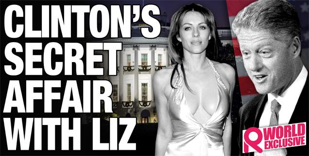 //bill clinton liz hurley affair secret tapes  wide