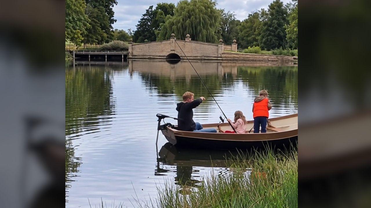 Photo of Prince Harry fishing