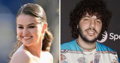 Composite image of Selena Gomez and Benny Blanco.