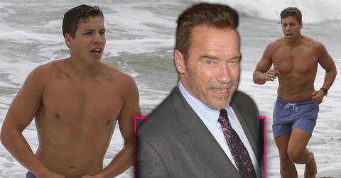Arnold Schwarzenegger Son Joseph Baena Shows Off Buff Body