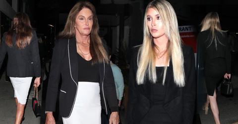 Caitlyn Jenner wears skirt night out with girlfriend Sophia Hutchins