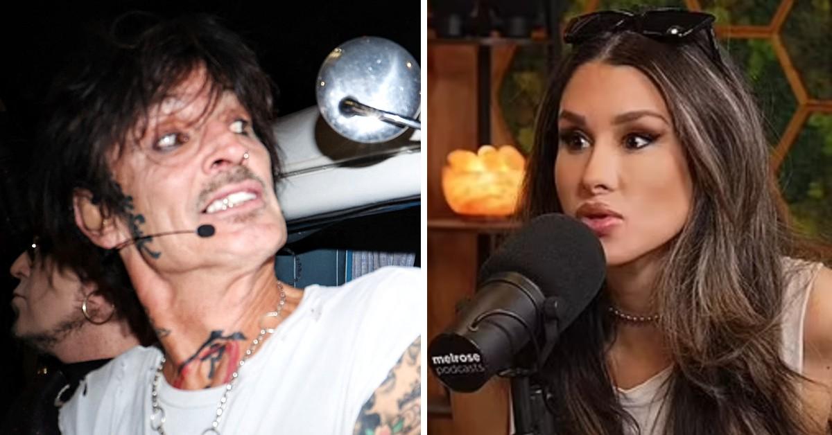 Composite photo of Tommy Lee, Brittany Furlan