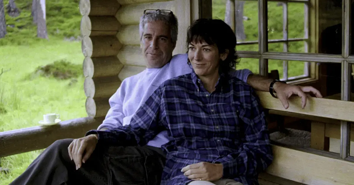 Photo of Jeffrey Epstein and Ghislaine Maxwell