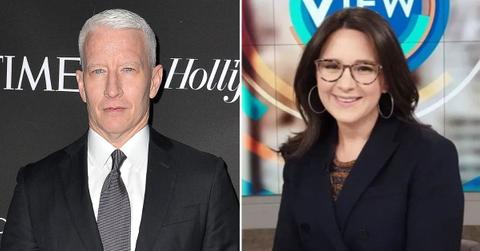 split image of Anderson Cooper and Bari Weiss