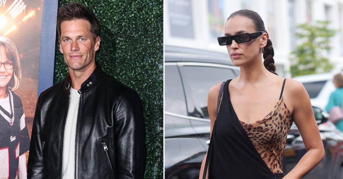 Composite photo of Tom Brady and Irina Shayk