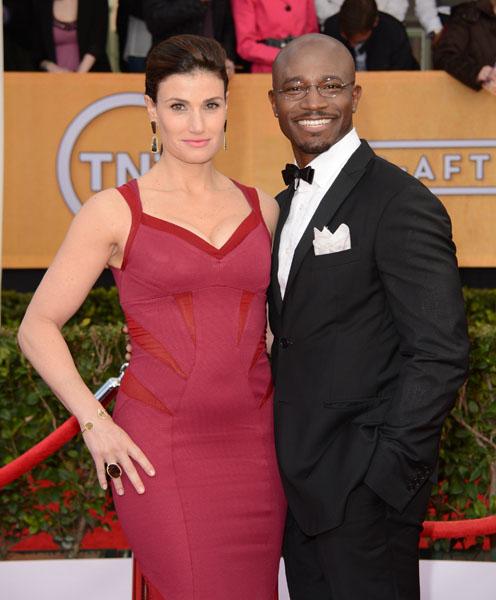 Taye Diggs Idina Menzel 50 Shocking & Dramatic Celebrity Break-Ups & Hook-Ups Of The Year