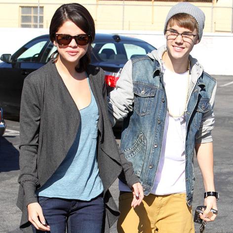 //selena gomez justin bieber square splash