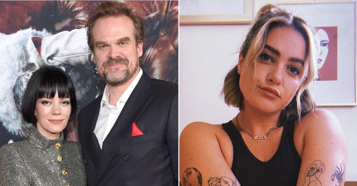 picture of Lily Allen, David Harbour and Natalie Tippett