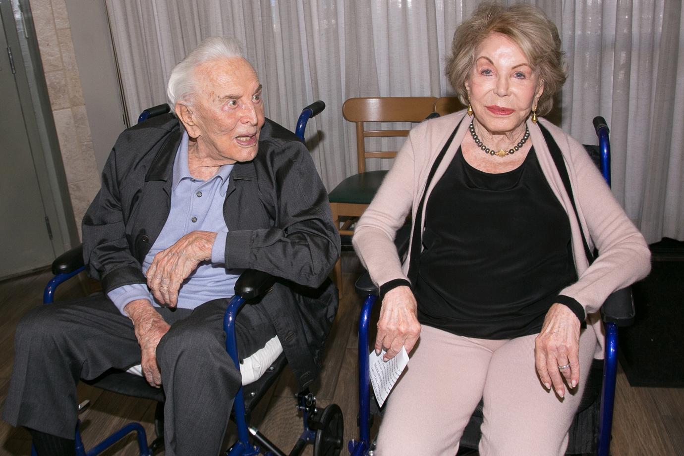 Kirk Douglas Wife Anne Buydens 100th Birthday