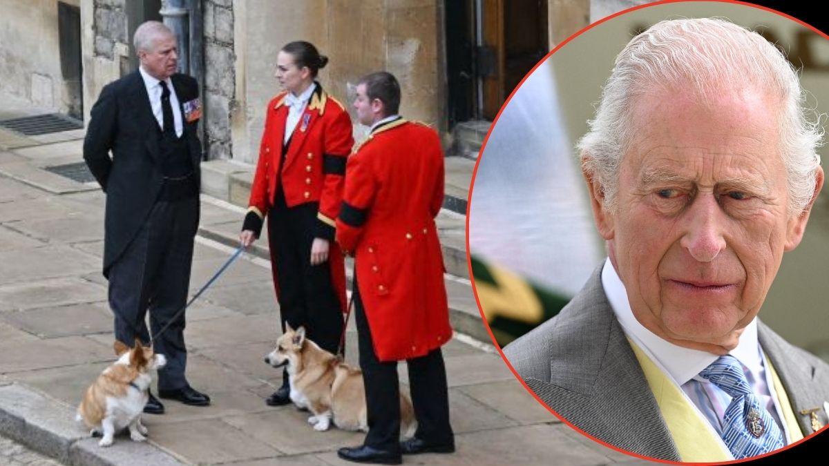 Photo of Prince Andrew and King Charles