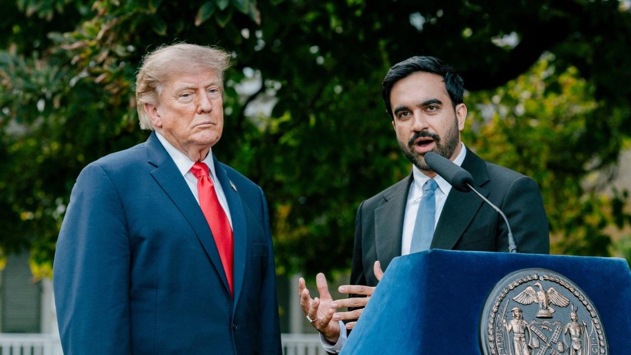 Photo of Zohran Mamdani, Donald Trump