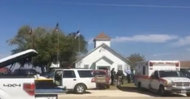 //sheriff says  dead and  injured in texas church massacre pp