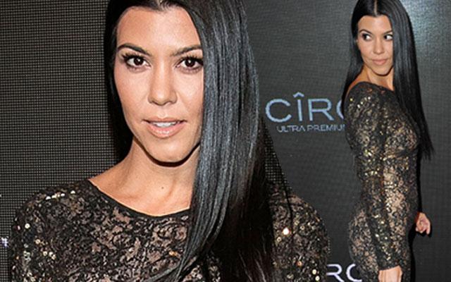 Kourtney Kardashian Photos Attends Diddy's Birthday Party