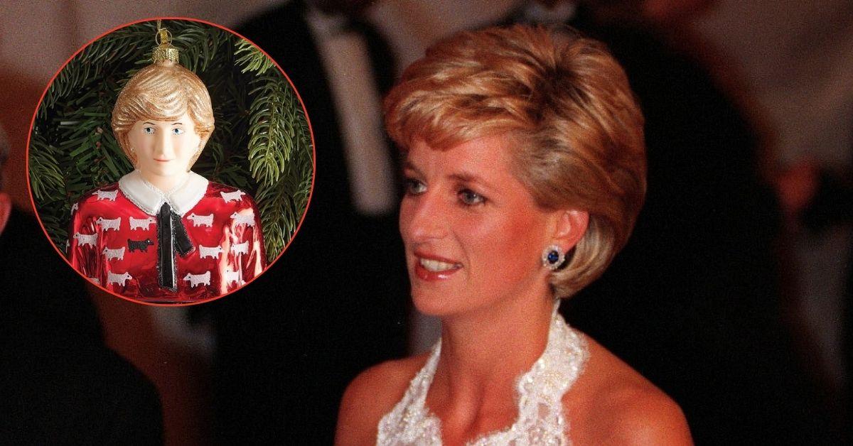 Photo of Princess Diana and her Christmas bauble