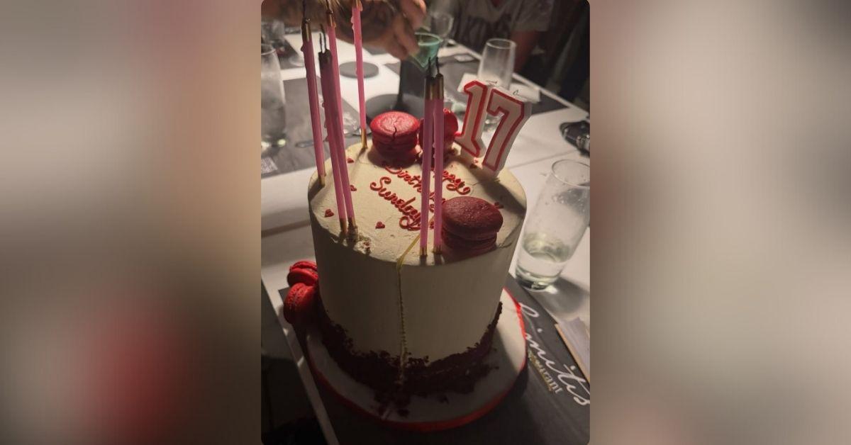 Photo of Sunday Rose's birthday cake