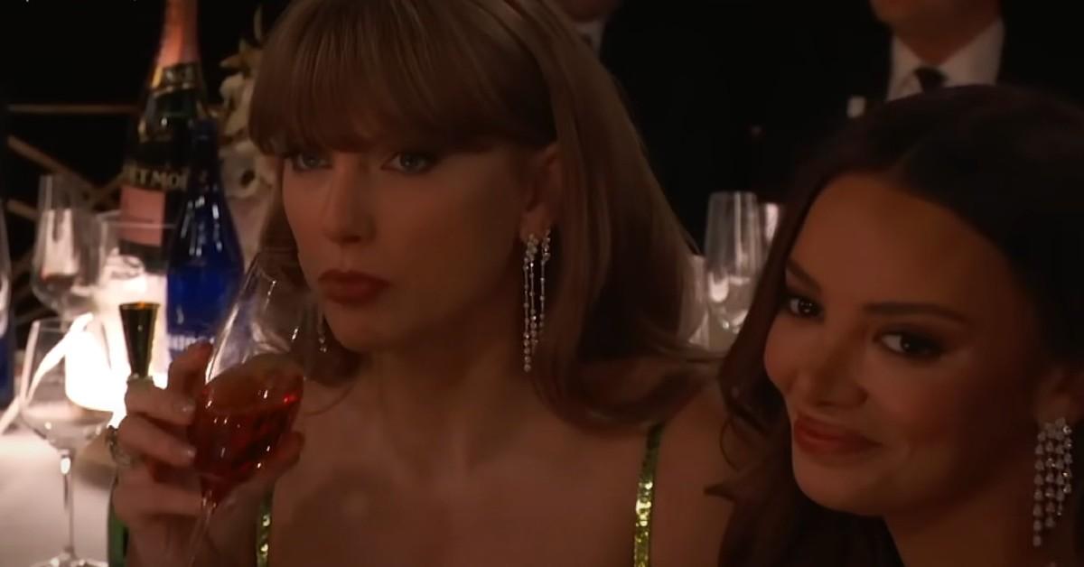 taylor swift golden globes reaction jo koy