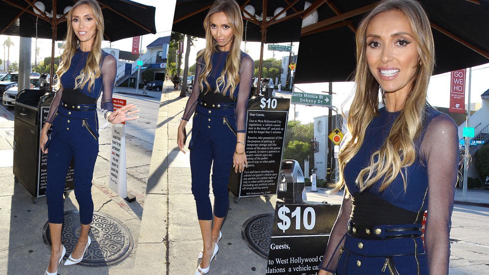 Giuliana Rancic Scary Skinny Pantsuit