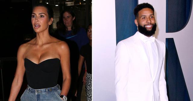 kim kardashian and odell beckham jr hanging out pp