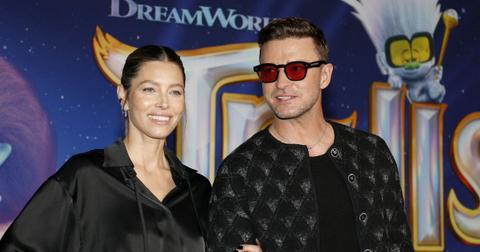 jessica biel justin timberlakes concert one week dwi arrest