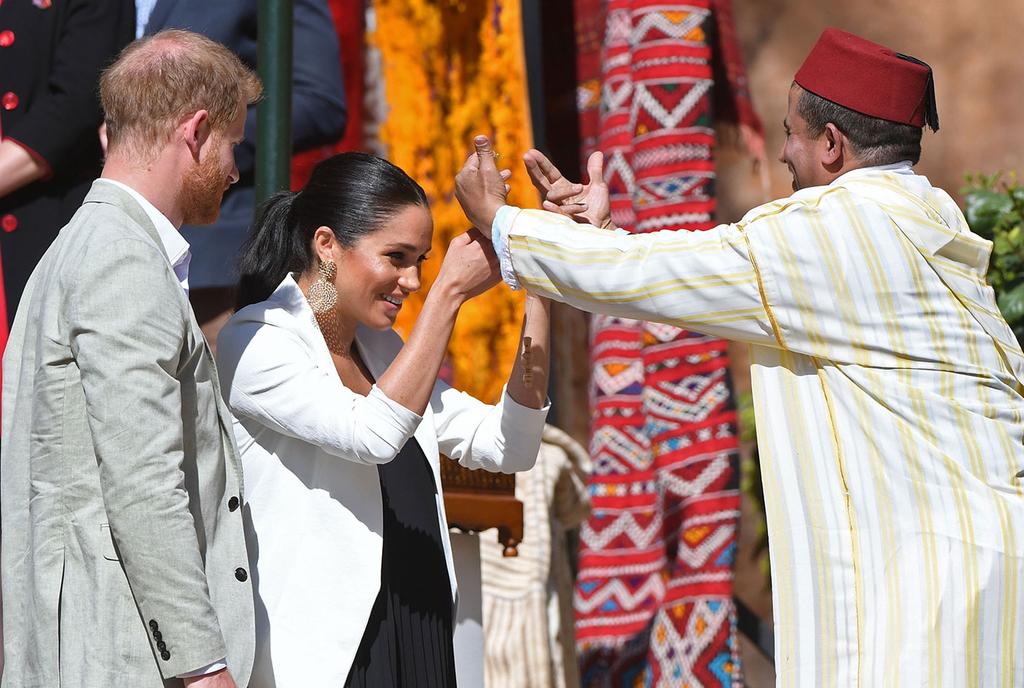 Prince Harry & Meghan Markle Visit Andalusian Gardens In Morocco, Africa