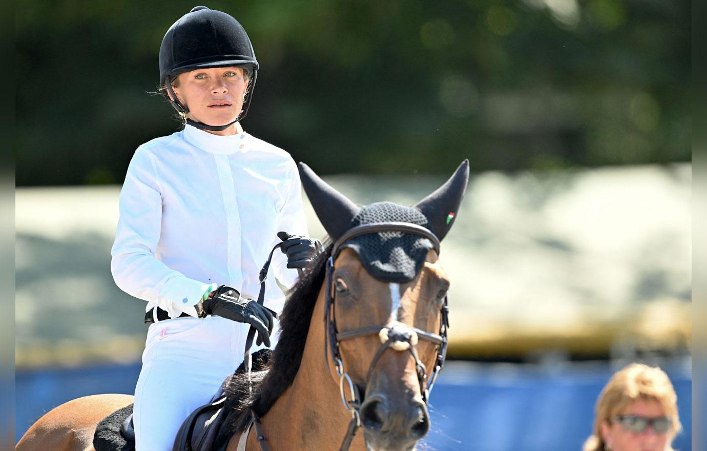 Mary-Kate Olsen Competes At Equestrian Event In France