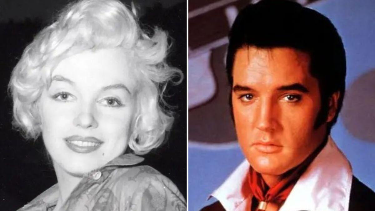 Photo of Marilyn Monroe, Elvis Presley