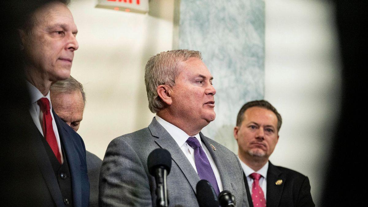 A photo of Rep. James Comer