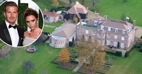 //david victoria beckham hertfordshire mansion wide wenn