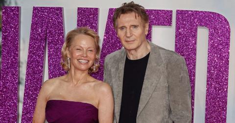 Photo of Liam Neeson and Pamela Anderson