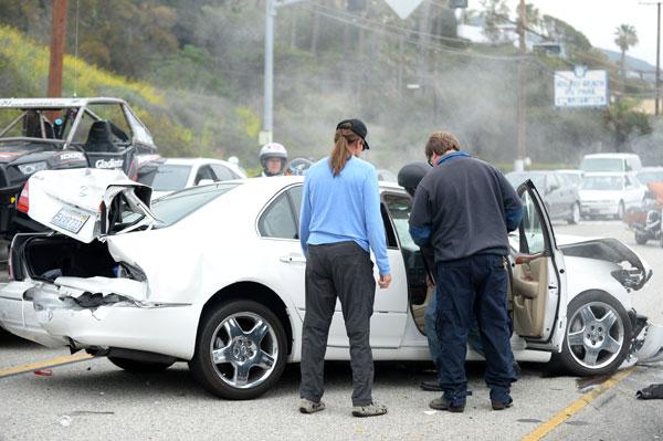 Bruce Jenner Car Crash Photos