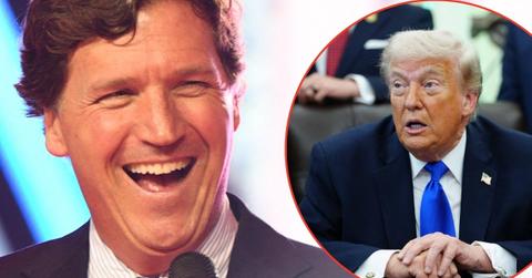 Photo of Tucker Carlson, Donald Trump