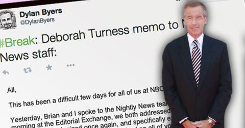 Brian Williams Lie NBC News Staff Memo
