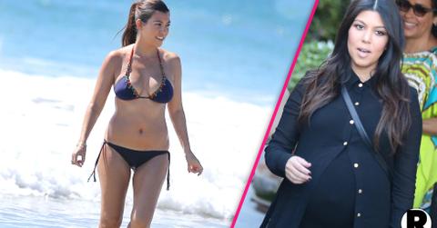 //kourtney kardashian post baby body stressed out working out lose weight pp