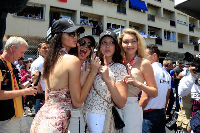 Celebrities On The Grid Of The Formula 1 Grand Prix Of Monaco