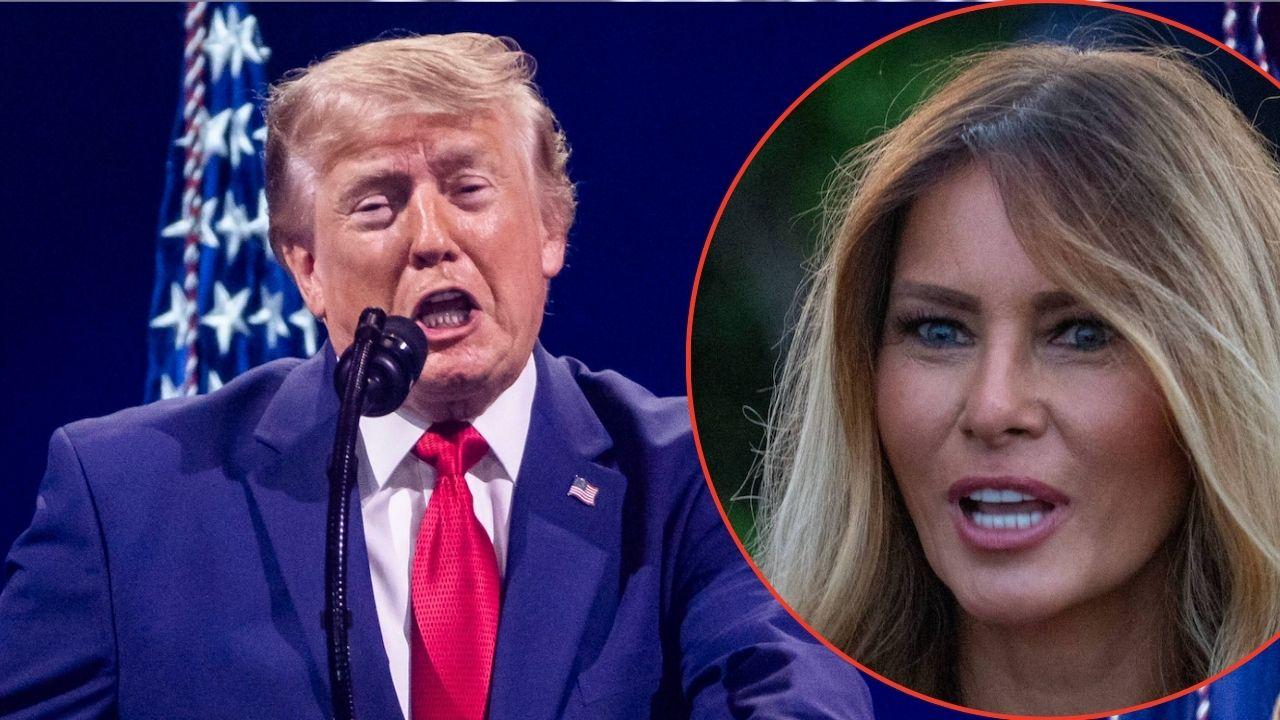 Photo of Donald Trump, Melania Trump